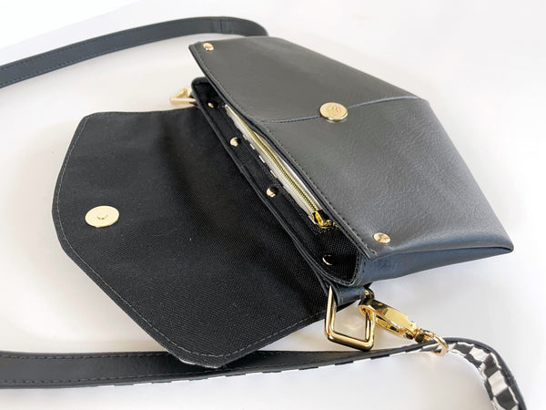 Checkered Skye Crossbody or Sling Bag