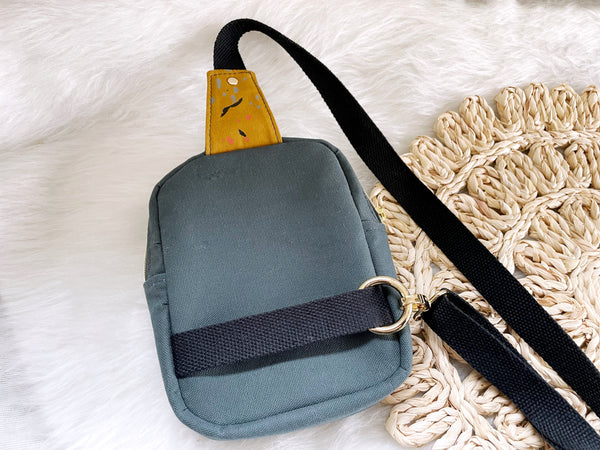 Navy Mini Sling Bag