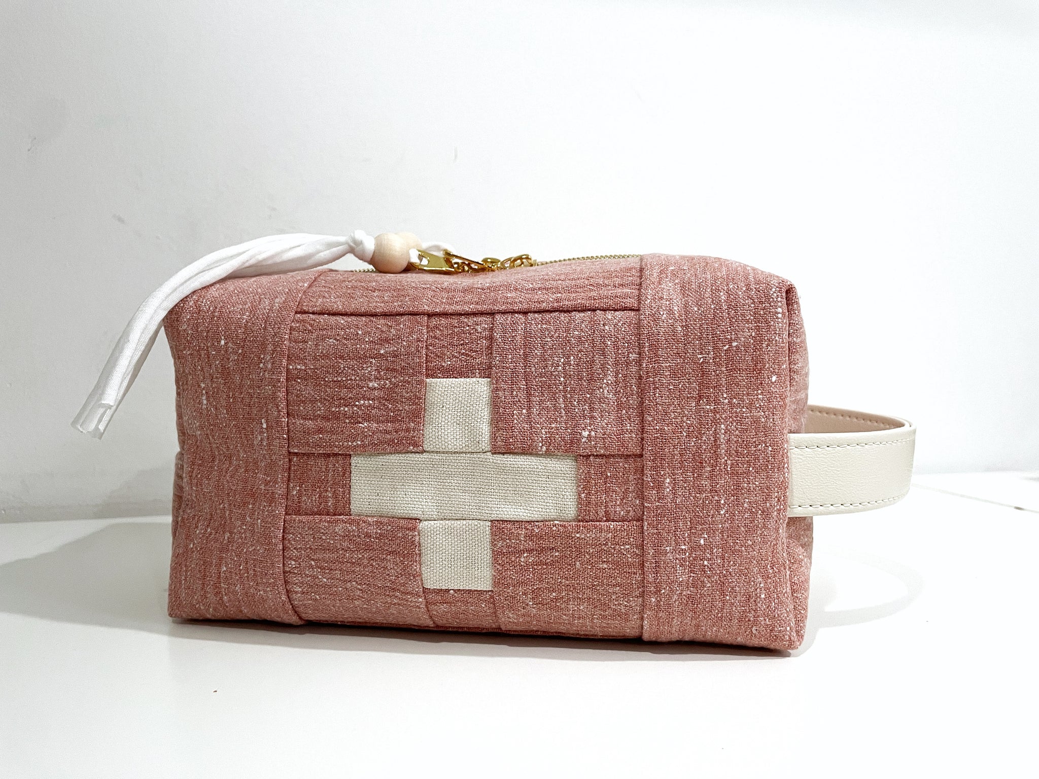 Boxy Medicine Bag | Red & Ivory First Aid