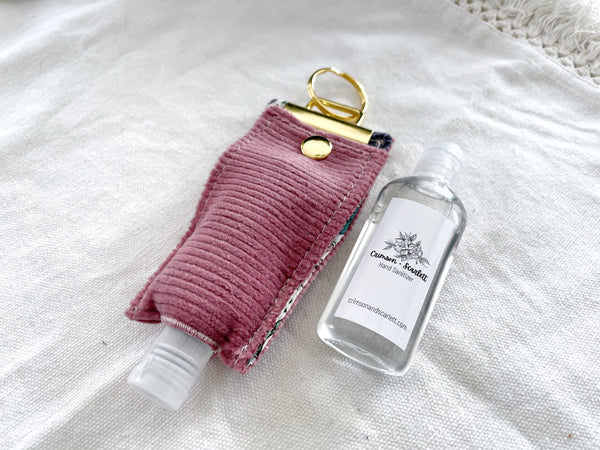 Blush Corduroy Keychain