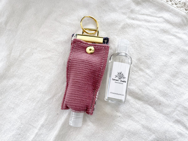 Blush Corduroy Keychain