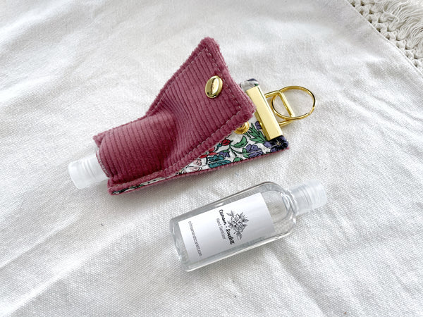 Blush Corduroy Keychain