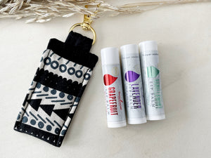 Black Boho Lip Balm Holder