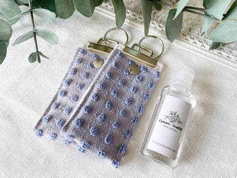 Periwinkle Ombre Hand Sanitizer Keychain