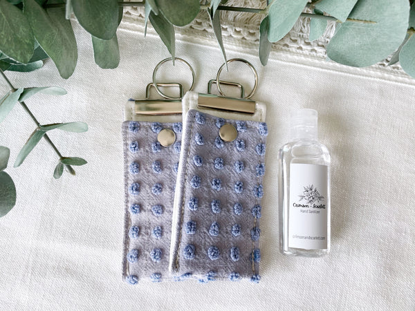 Periwinkle Ombre Hand Sanitizer Keychain