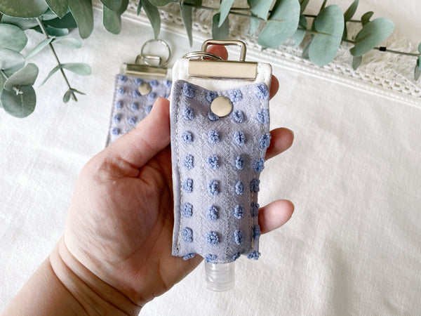 Periwinkle Ombre Hand Sanitizer Keychain