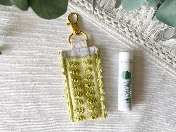 Matcha Dot Chapstick Holder