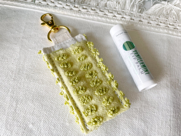 Matcha Dot Chapstick Holder