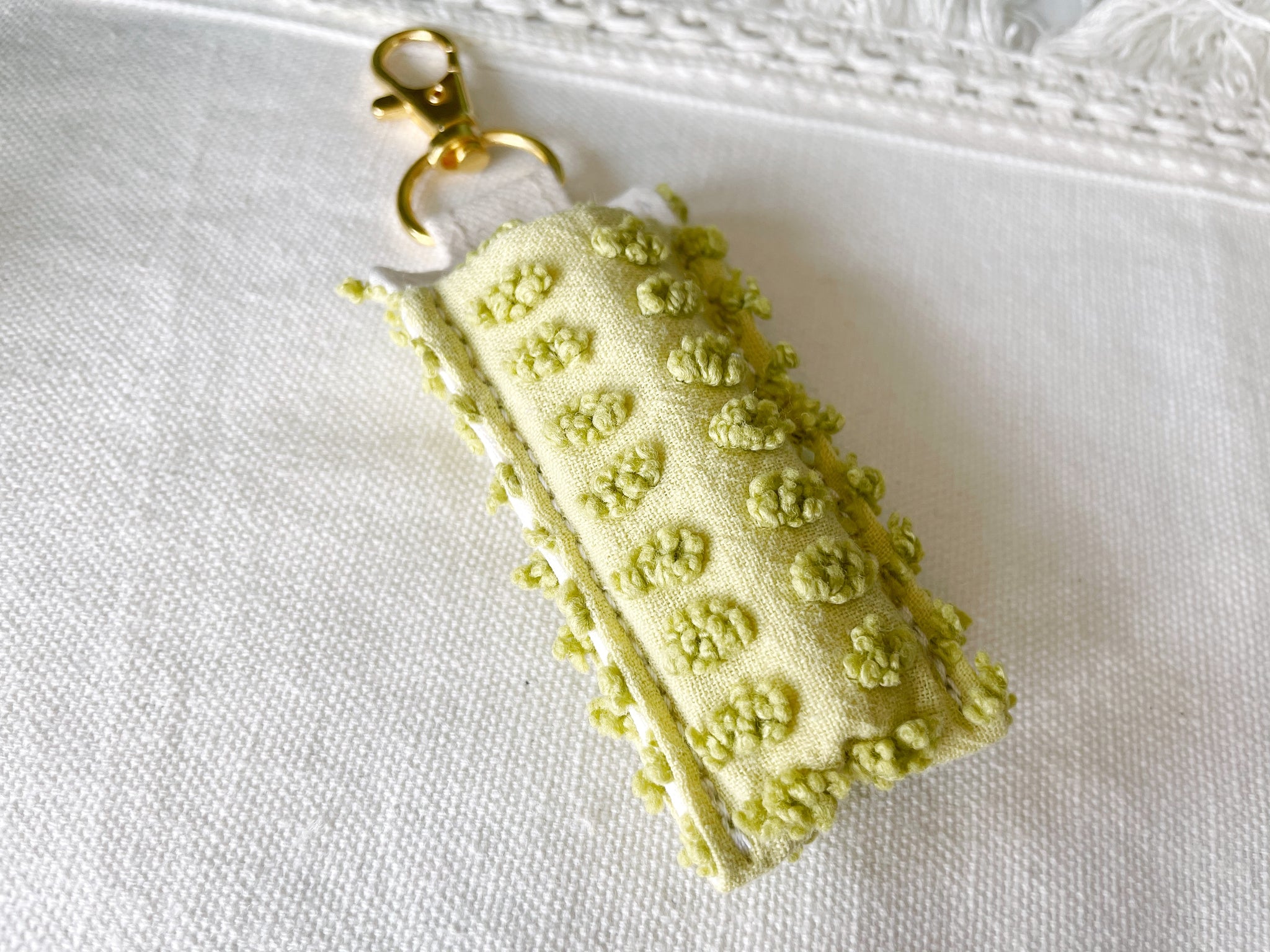 Matcha Dot Chapstick Holder
