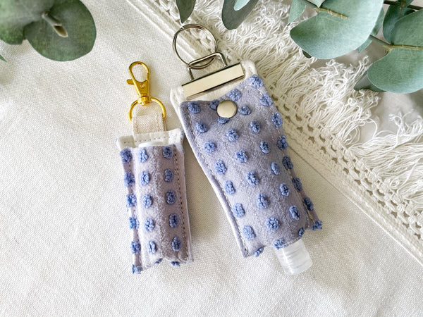 Periwinkle Ombre Hand Sanitizer Keychain