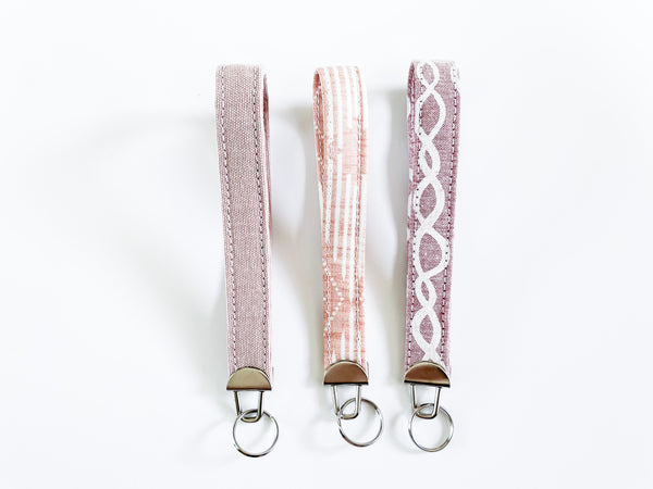 Blush / Pink Key Fob Wristlet
