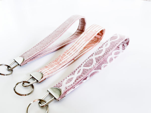 Blush / Pink Key Fob Wristlet