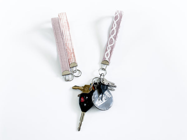 Blush / Pink Key Fob Wristlet