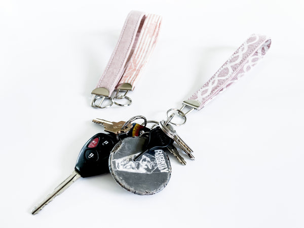 Blush / Pink Key Fob Wristlet