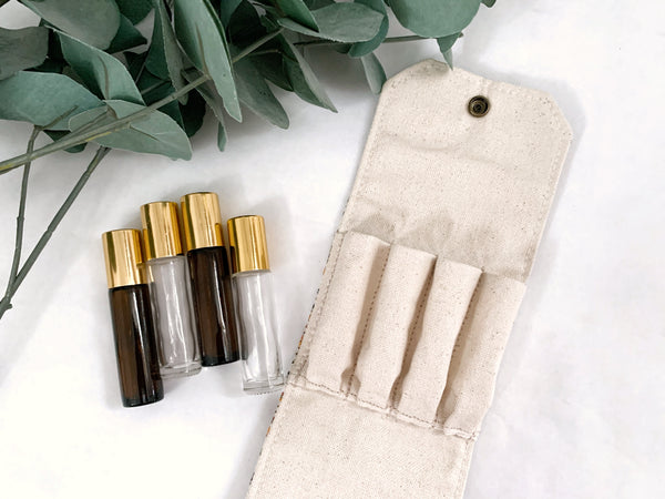 Floral Hexagon 10ml Roller Case