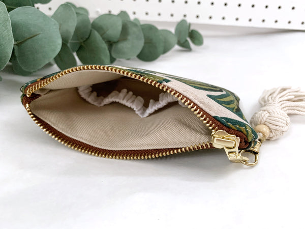 Monstera Leaves Small Essential Oil Bag
