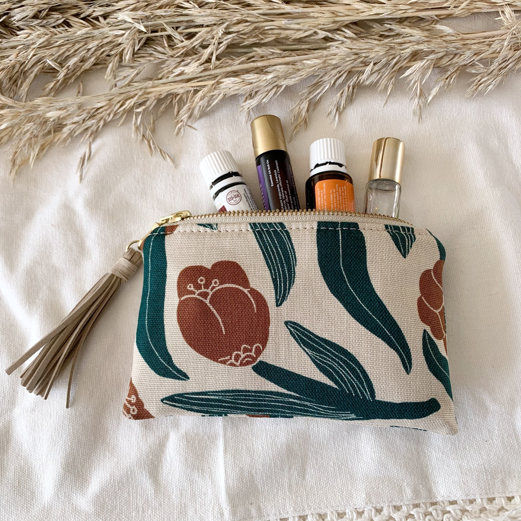Autumn Blooms Small Oil Bag