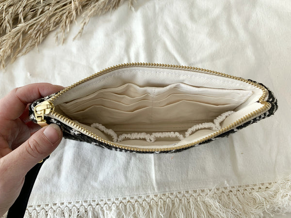 Black & White Mudcloth Essential Oil Wallet