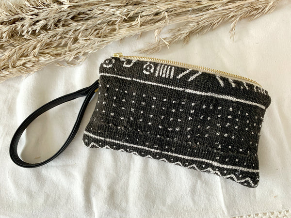 Black & White Mudcloth Essential Oil Wallet