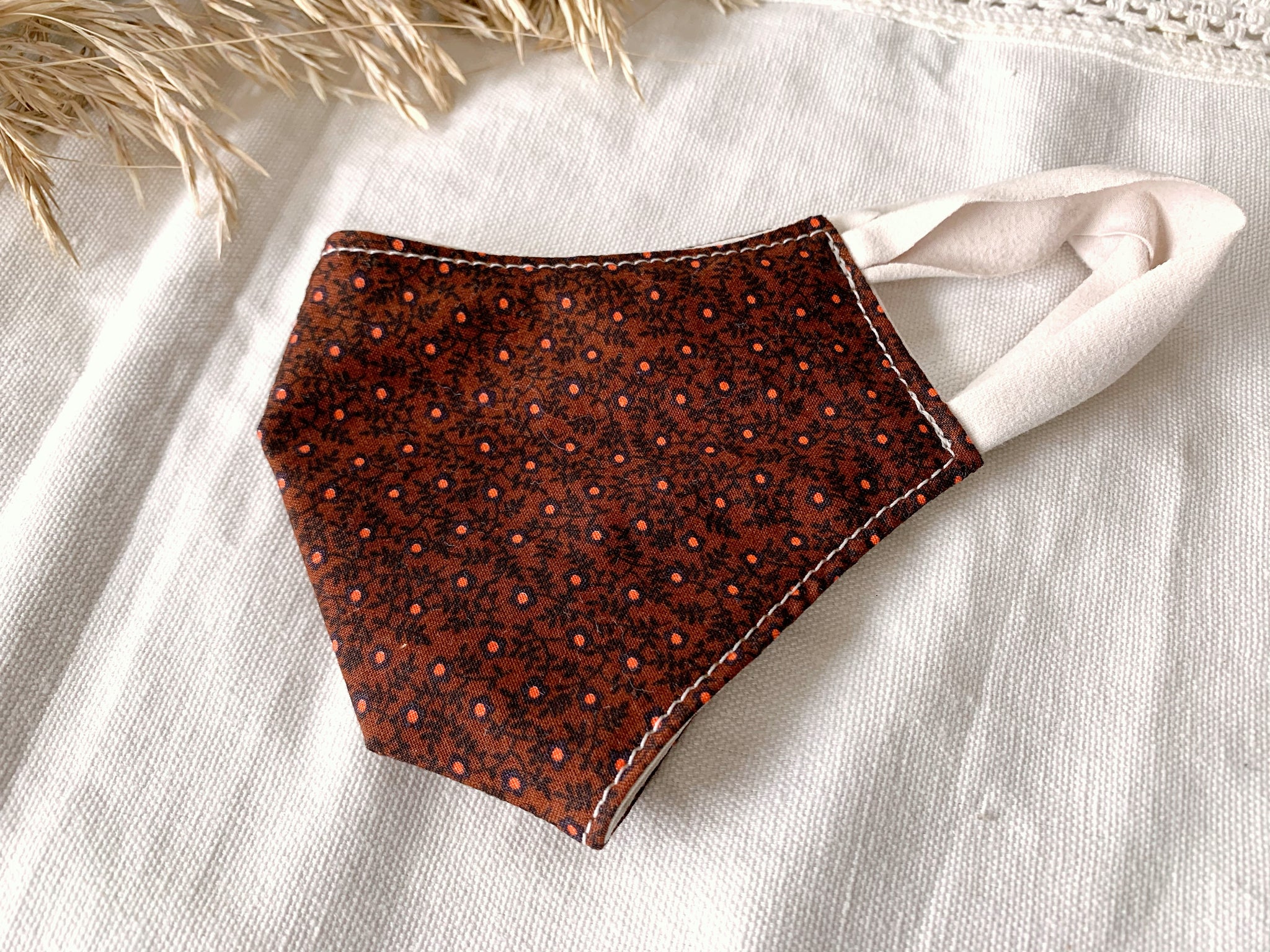 Red Holly Face Mask
