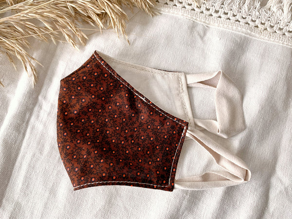 Red Holly Face Mask