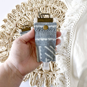 Steel Blue Mudcloth Thieves Keychain