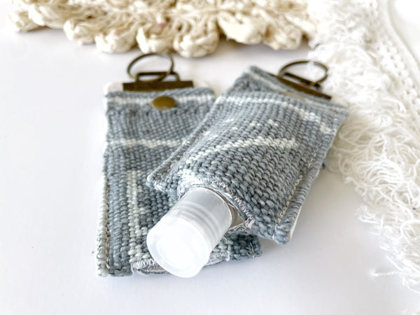 Steel Blue Mudcloth Thieves Keychain
