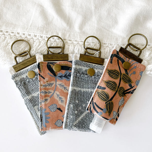 Steel Blue Mudcloth Thieves Keychain
