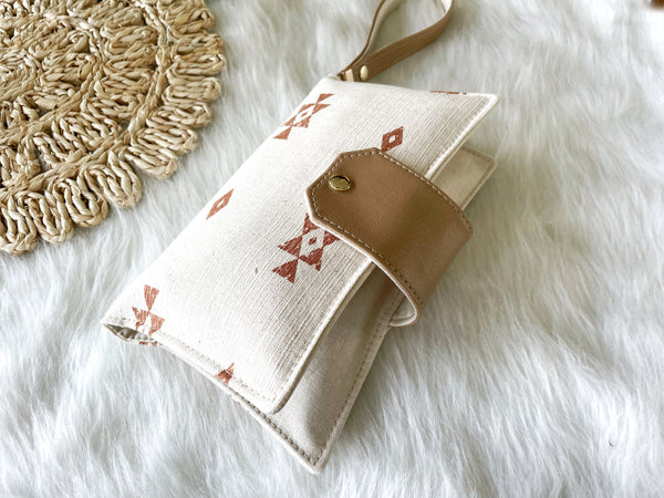 Neutral Diaper Clutch