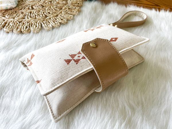 Neutral Diaper Clutch