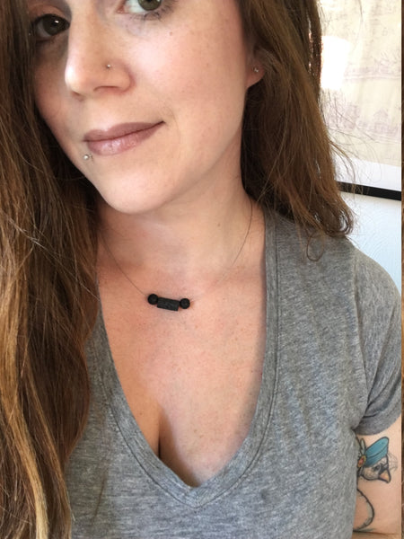 Black Lava Stone Diffuser Necklace
