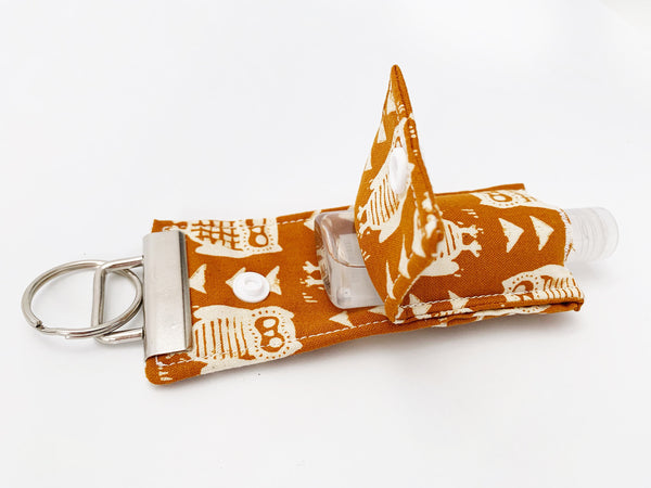 Owl Hand Sanitizer Holder, Back to School, Sanitizer Keychain for Kids, Hand Purifier Keychain