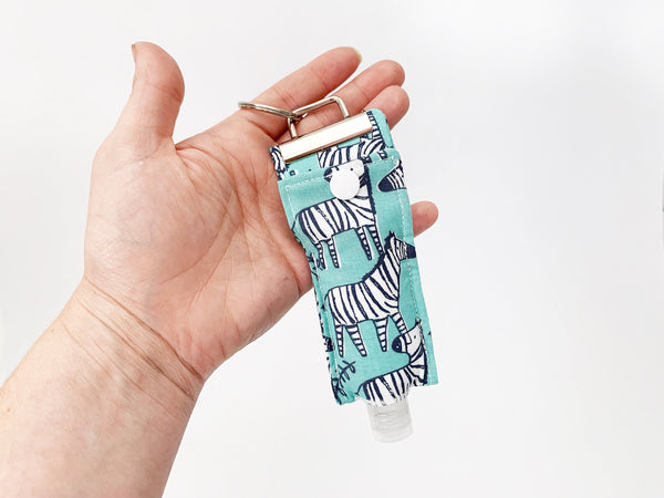 Zebra Hand Sanitizer Holder for Kids