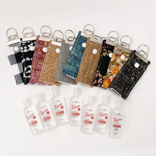 Copper Linen Thieves Keychain