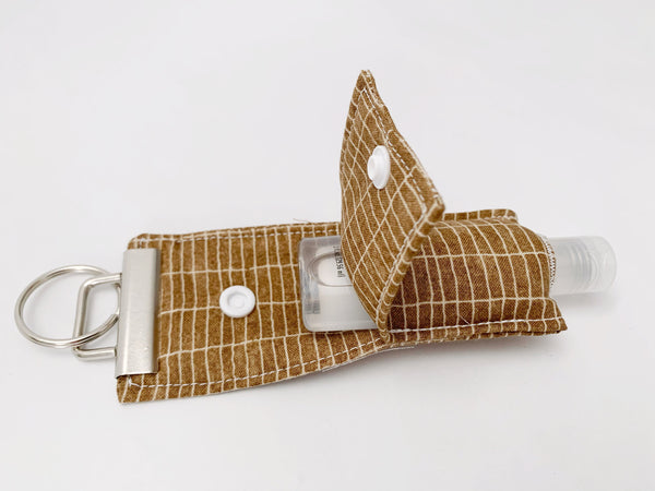 Brown Checked Thieves Keychain