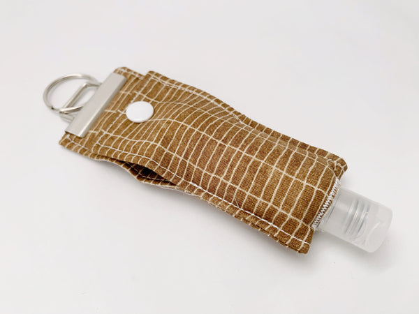 Brown Checked Thieves Keychain