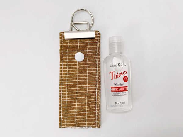 Brown Checked Thieves Keychain
