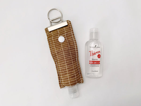 Brown Checked Thieves Keychain
