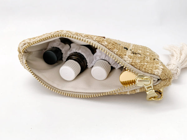 Raeanne Mustard Mudcloth Small Oil Bag