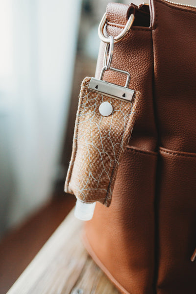Copper Linen Thieves Keychain