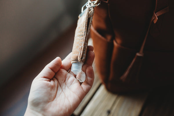 Copper Linen Thieves Keychain