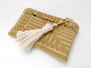 Raeanne Mustard Mudcloth Small Oil Bag