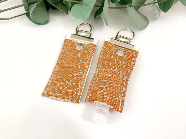 Copper Linen Thieves Keychain