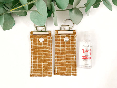 Brown Checked Thieves Keychain
