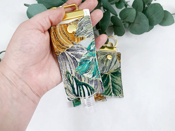 Leaves Thieves Keychain, Hand Sanitizer Keychain, Hand Purifier Holder for Purse