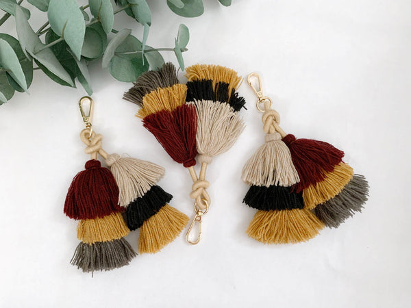 Large tiered boho tassel