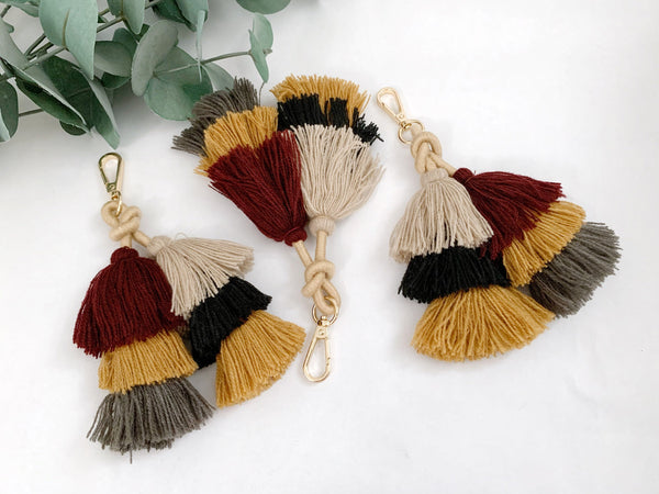 Large tiered boho tassel