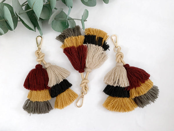 Large tiered boho tassel