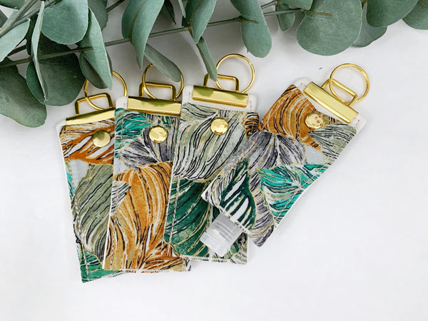 Leaves Thieves Keychain, Hand Sanitizer Keychain, Hand Purifier Holder for Purse