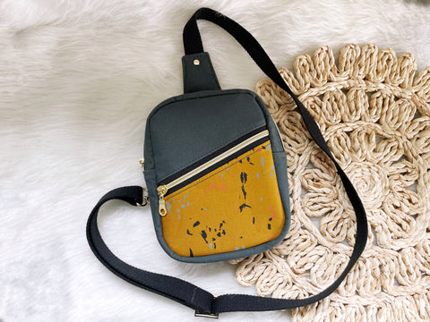 Navy Mini Sling Bag